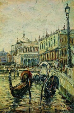 Venecia 1890 Isaac Levitan paisaje urbano Pinturas al óleo